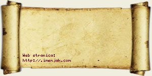 Jana Mićanović vizit kartica